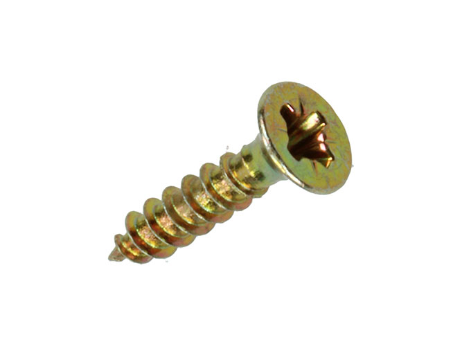 Vis agglo tête fraisée ac.bichro 200pcs 2,5 x 12mm