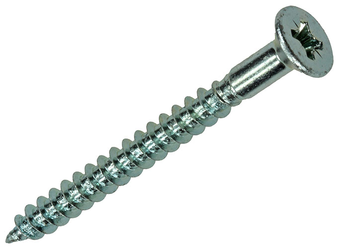 VIS DECO ACIER ZINGUE 24 PC 4,5 X 50 MM