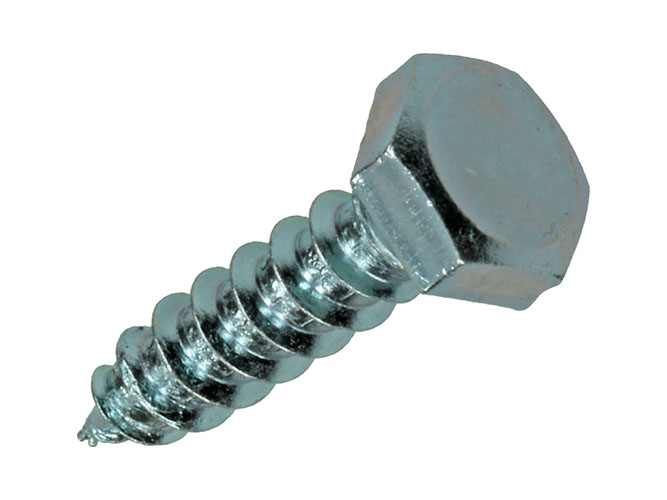 TIREFOND ACIER ZINGUE 15 PC 6 X 25 MM