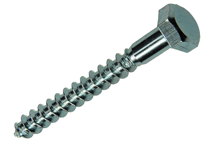 TIREFOND ACIER ZINGUE 8 PC 7 X 60 MM
