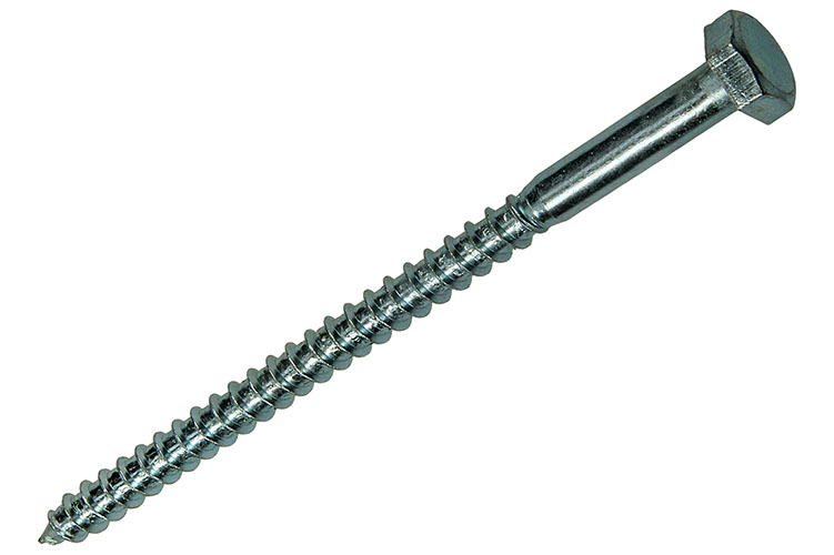 TIREFOND ACIER ZINGUE 1 PC 10 X 160 MM