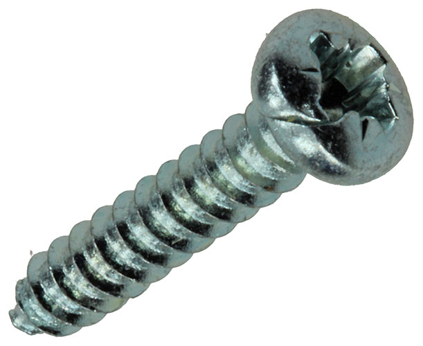 ZELFTAPPENDE SCHROEF, CILINDRISCHE KOP, VERZINKT 25 STUKS 3,5X19MM