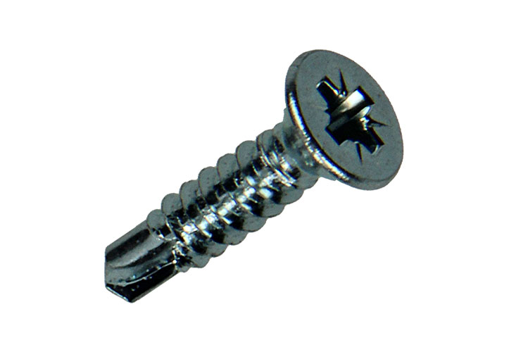 VIS AUTOFORANTE TF ACIER ZINGUE 26 PC 4,2 X 19 MM