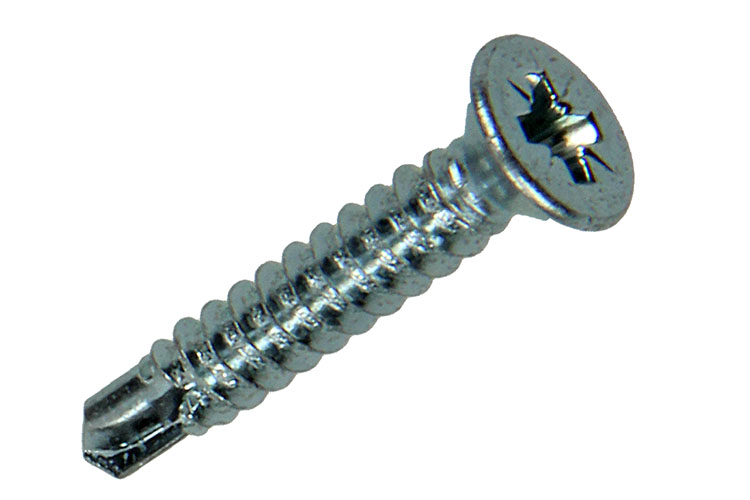 VIS AUTOFORANTE TF ACIER ZINGUE 24 PC 4,2 X 25 MM