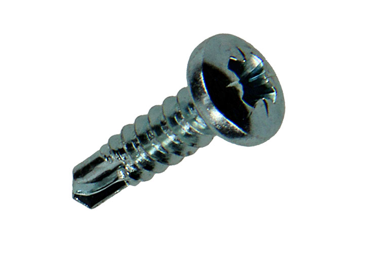 ZELFBORENDE SCHROEF, CILINDRISCHE KOP, VERZINKT 28 STUKS 4,2X16MM
