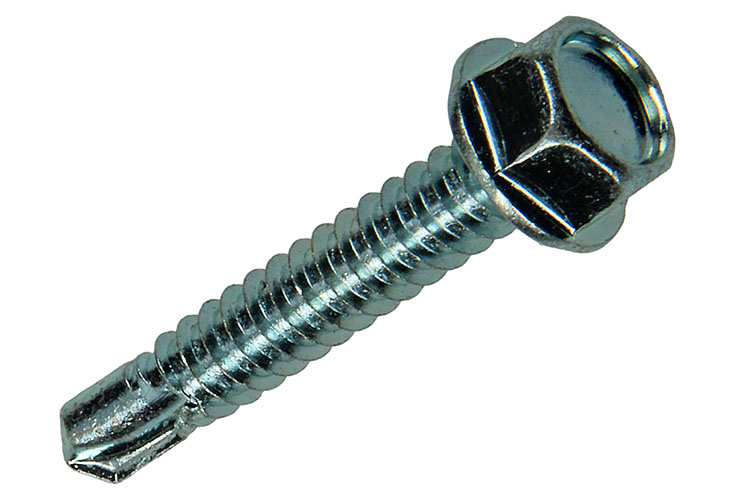 ZELFBORENDE SCHROEF, ZESKANTKOP, VERZINKT 12 STUKS 6,3X38MM