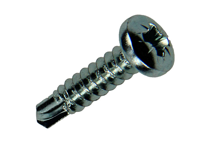 VIS AUTOFORANTE TETE CYL. AC.ZING. 80PC 4,2 X 19 MM