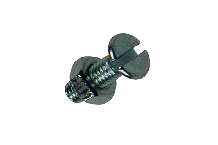 METAALSCHROEF VERZINKT KOP + MOER VERZINKT 30 STUKS M3X10MM