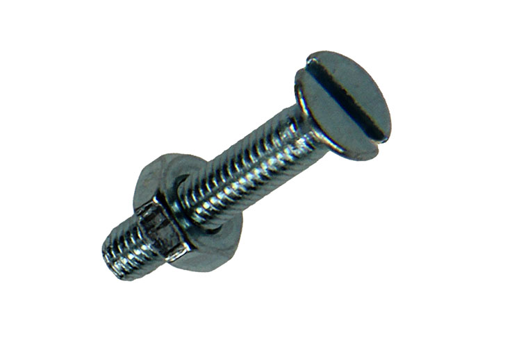VIS A METAUX TF + ECROU AC. ZING. 27 PC M3 X 16 MM