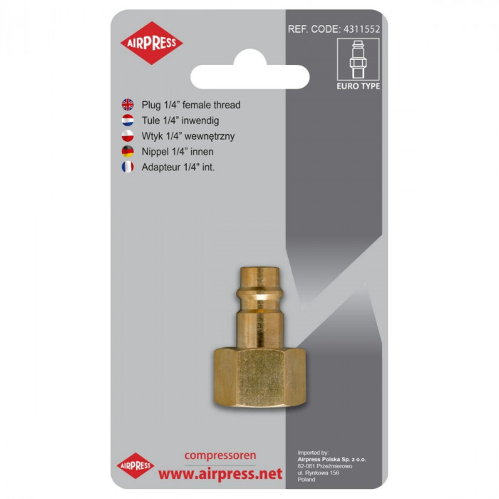 Blister 46844 adaptateur 1/4''