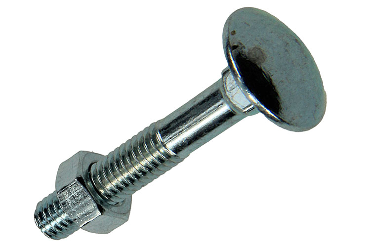 HOUTBOUT + MOER STAAL VERZINKT 11 STUK M5X30MM