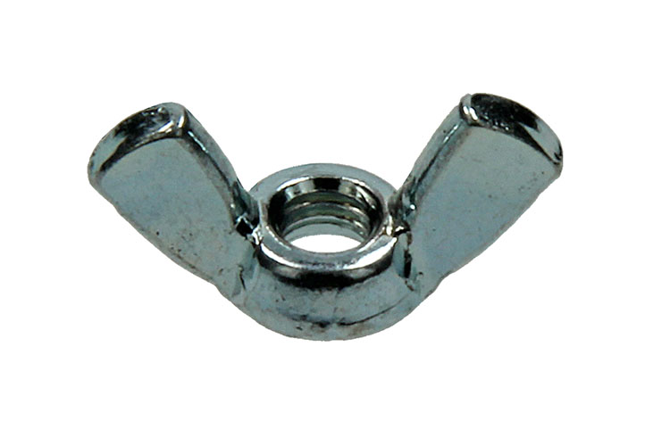 ECROU A AILETTES ACIER ZINGUE 6 PC M5