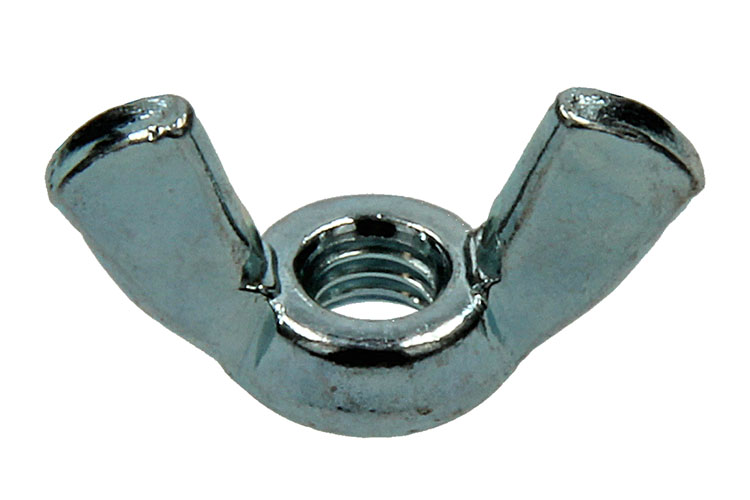 ECROU A AILETTES ACIER ZINGUE 5 PC M6