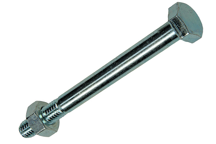 BOULON MECANIQUE + ECROU AC. ZINGUE 1 PC M10 X100 MM
