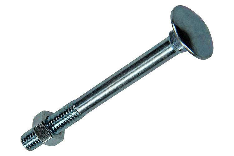 BOULON TRCC + ECROU ZINGUE 35 PC M5 X 50 MM