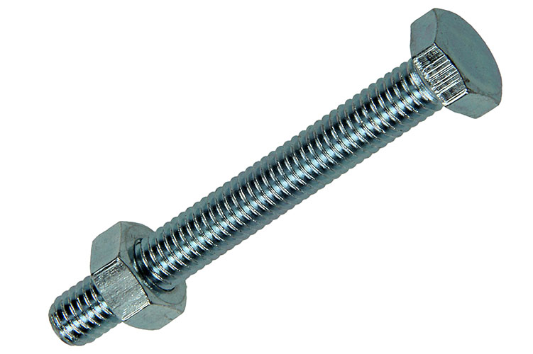 TAPBOUT + MOER VERZINKT 26 STUKS M6X50MM