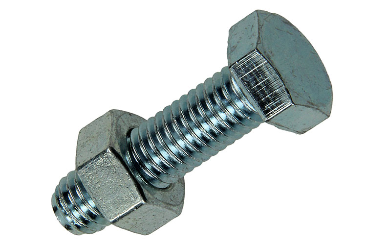 TAPBOUT + MOER VERZINKT 25 STUKS M8X30MM