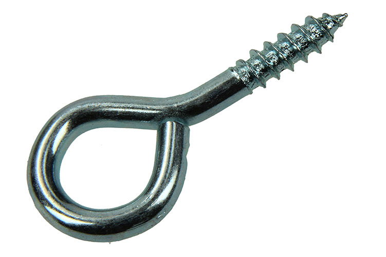 PITON VIS BOIS ACIER ZINGUE 7 PC 4,5 X 25 MM