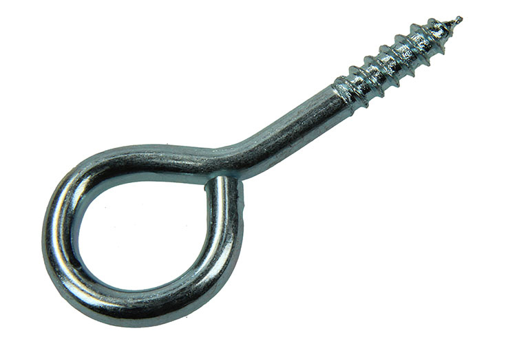 PITON VIS BOIS ACIER ZINGUE 6 PC 4,5 X 30 MM