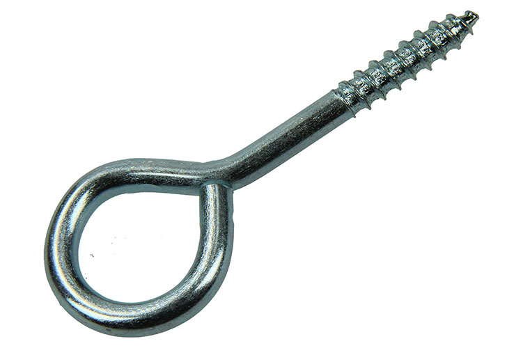 PITON VIS BOIS ACIER ZINGUE 4 PC 5,0 X 40 MM
