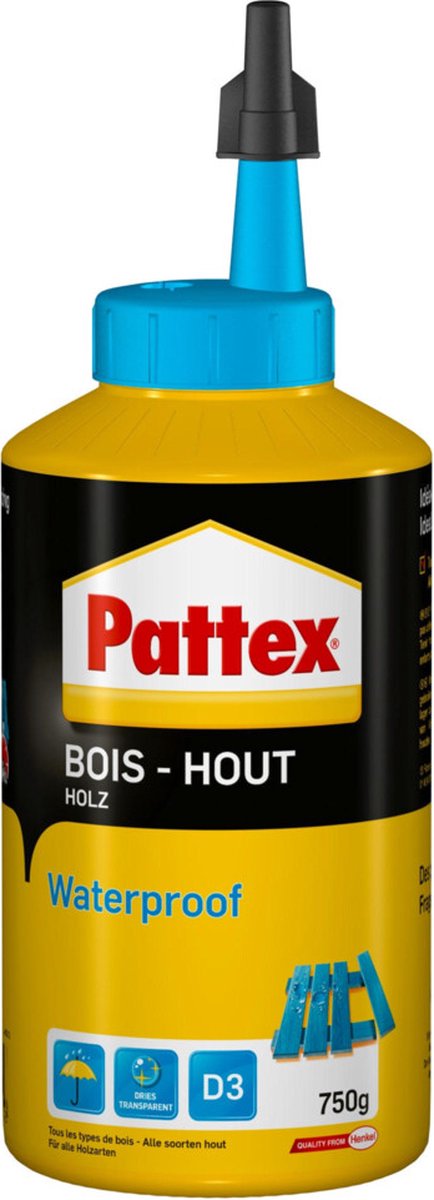 Pattex Colle À Bois Waterproof 750g