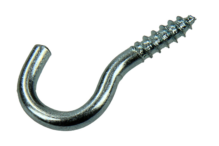 CROCHET D''ARMOIRE ACIER ZINGUE15 PC 3,0 X 12 MM