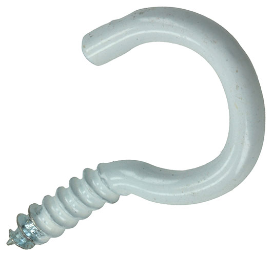 CROCHET D''ARMOIRE ACIER BLANC 7 PC 3,0 X 16 MM