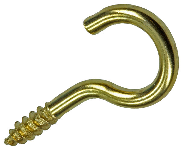 CROCHET D''ARMOIRE LAITON 7 PC 2,5 X 12MM