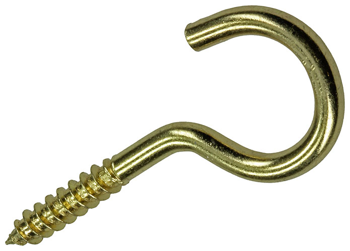 CROCHET D''ARMOIRE LAITON 2 PC 4,0 X 30MM