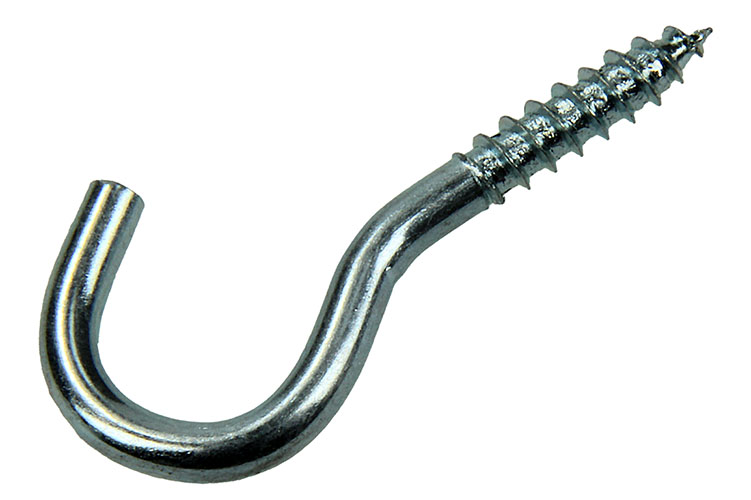 CROCHET D''ARMOIRE ACIER ZINGUE35 PC 4,0 X 20 MM