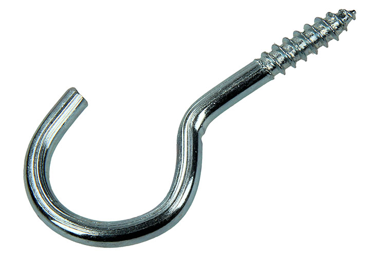 CROCHET D''ARMOIRE ACIER ZINGUE15 PC 5,0 X 35 MM