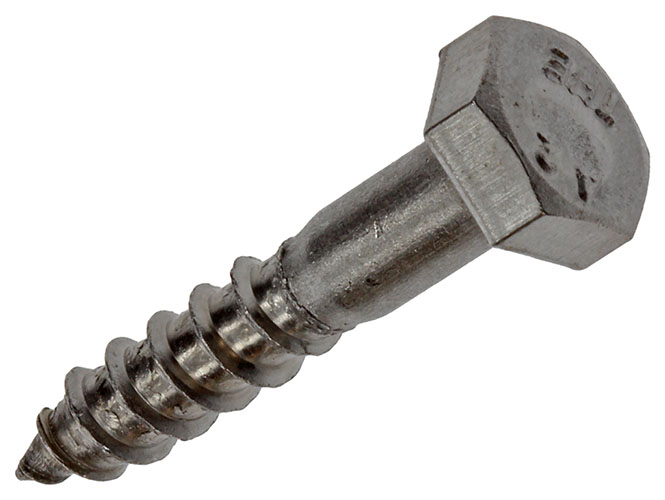 TIREFOND ACIER INOXYDABLE 5 PC6 X 30 MM