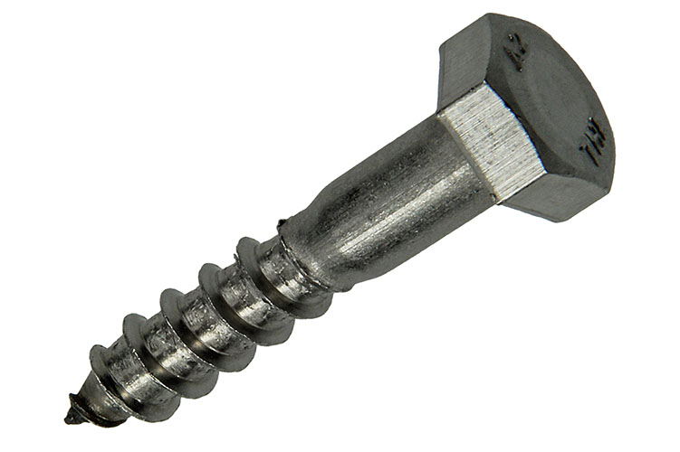 TIREFOND ACIER INOXYDABLE 3 PC8 X 40 MM
