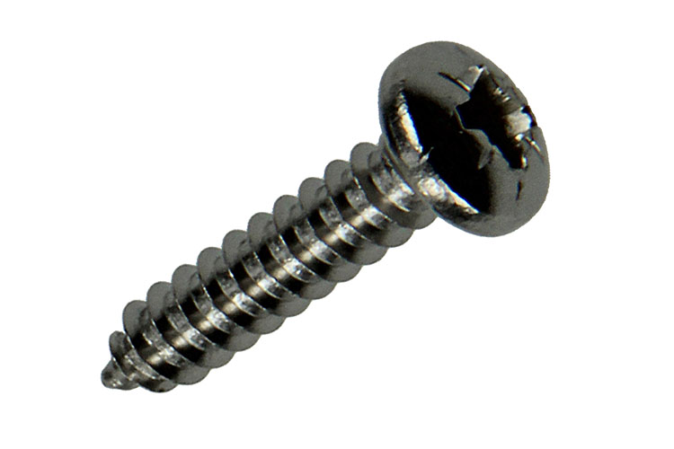 ZELFTAPPENDE SCHROEF, CILINDRISCHE KOP, RVS A2, 10 STUKS 4,2X19MM