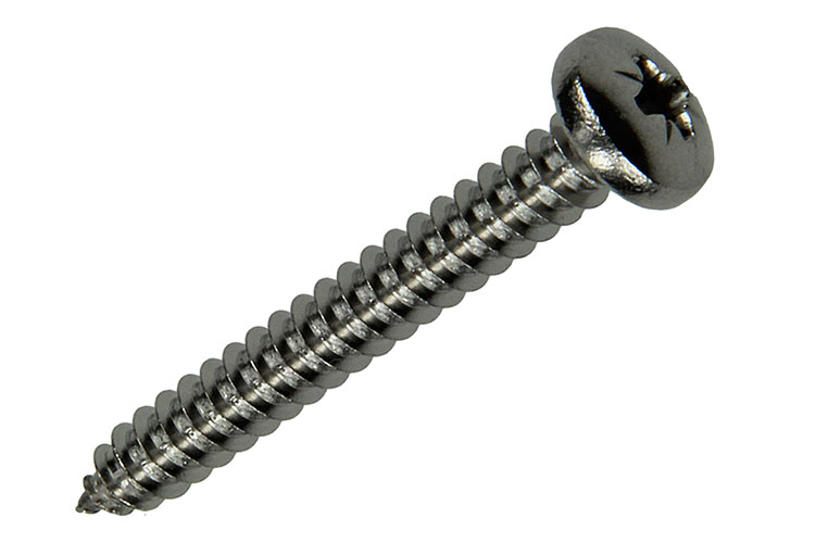 VIS A TOLE CYLINDRIQUE INOX A26 PC 4,8 X 38 MM