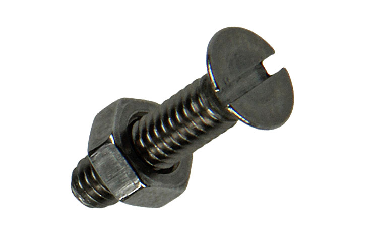 VIS A MET. TETE FR.+ECROU AC. INOX.13PC M4X16