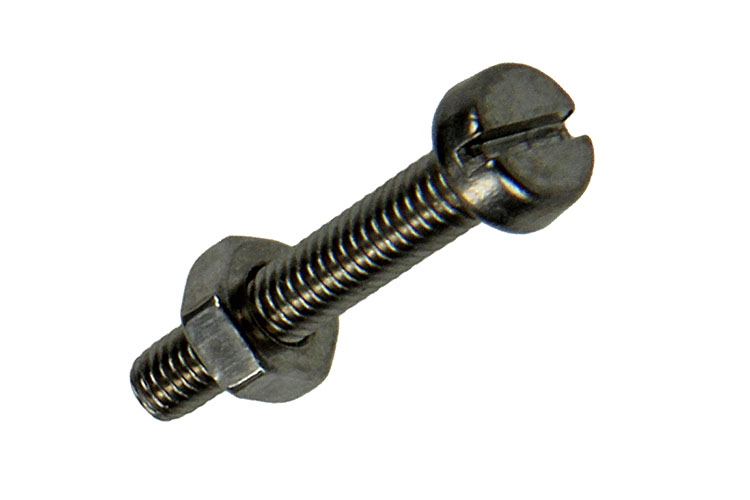VIS A MET.T.CYL.+ECROU AC. INOX. 12 ST M3X16