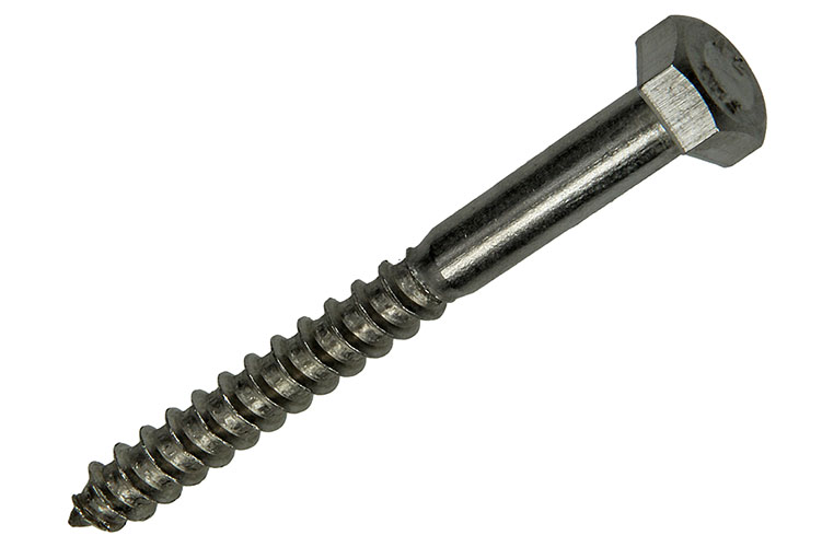 TIREFOND ACIER INOXYDABLE 1 PC8 X 80 MM