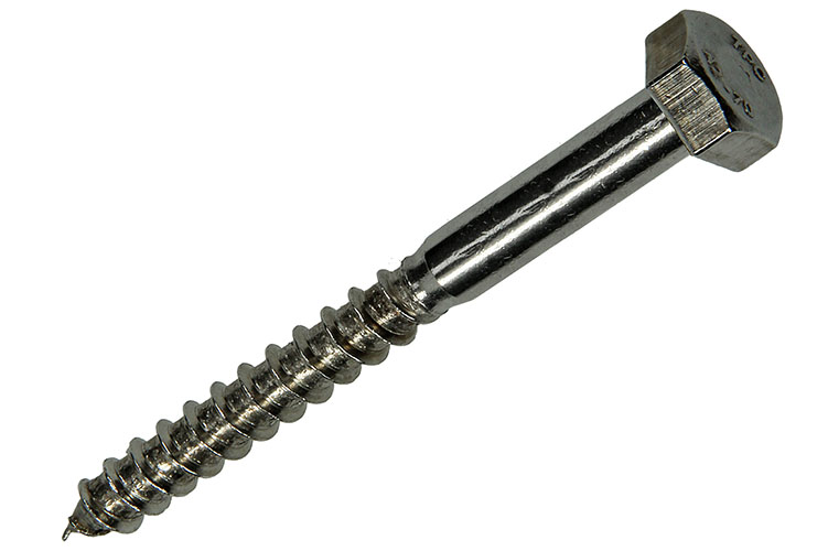 TIREFOND ACIER INOXYDABLE 1 PC10 X 100 MM