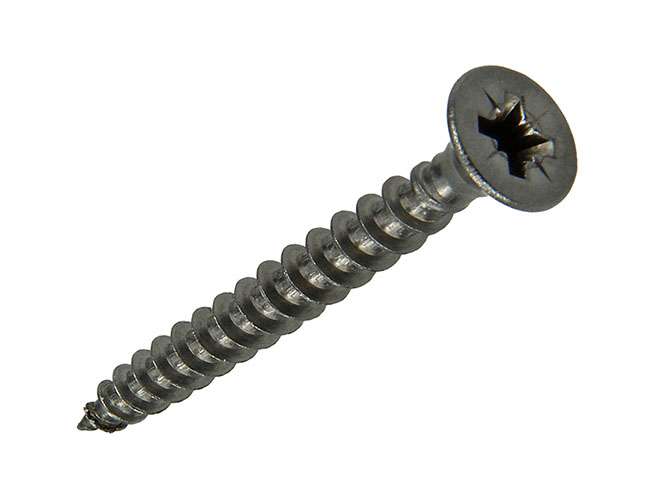 SPAANPLAATSCHROEF MET VERZONKEN KOP RVS 40 STUKS 4,5X40MM