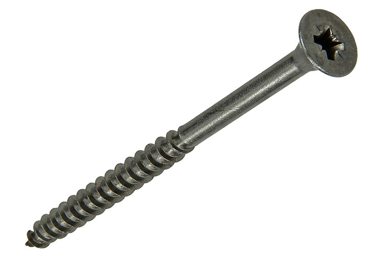 SPAANPLAATSCHROEF MET VERZONKEN KOP RVS 27 STUKS 4,5X60MM