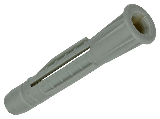 universele plug met kraag polyethyleen 12 stuks 8 x 50 mm