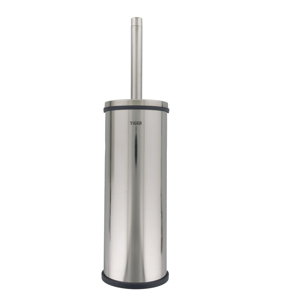 Tiger Boston Brosse WC avec support autoportante Acier inoxydable poli