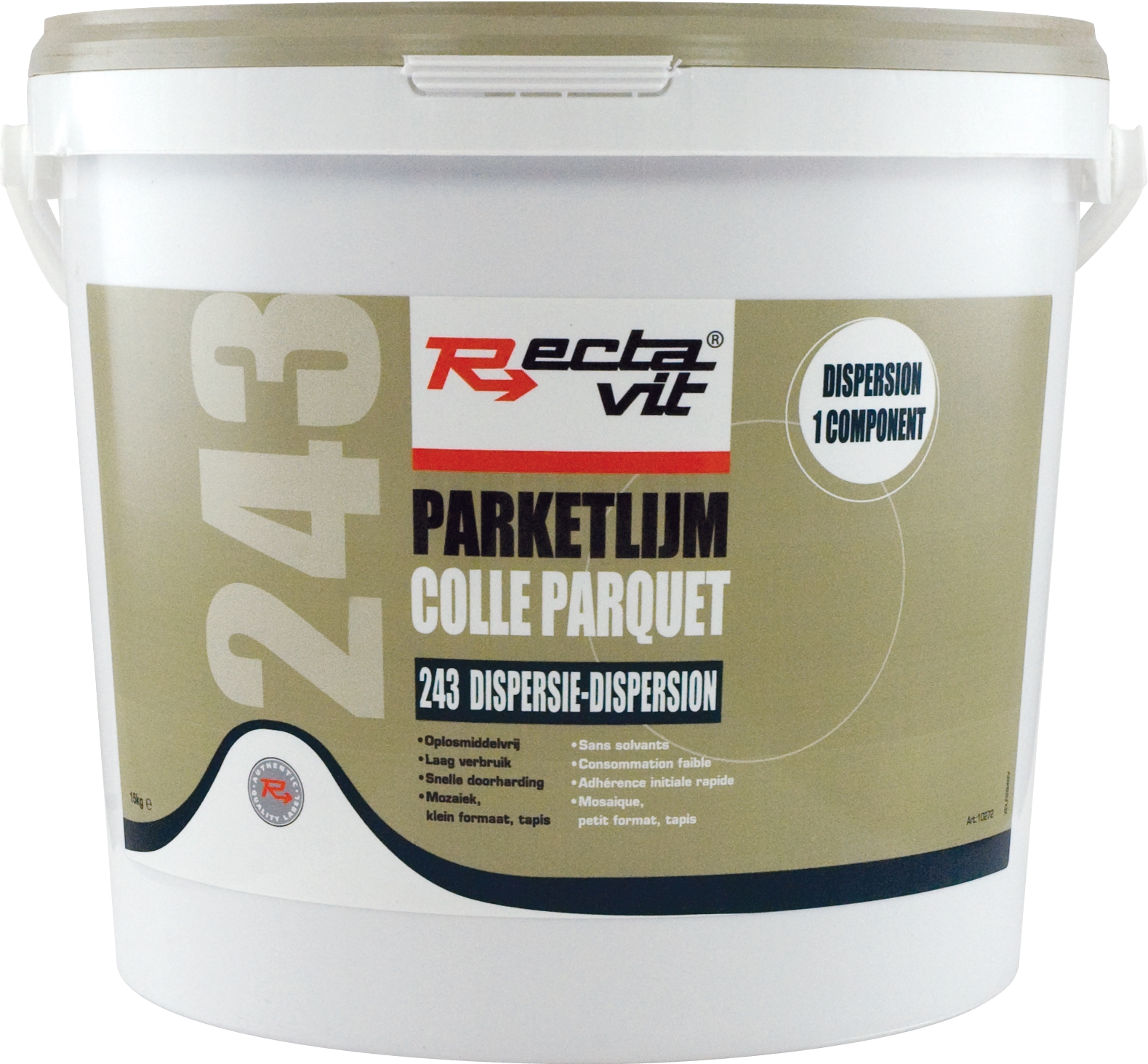 Rectavit 243 Dispersion - Colle De Parquet Chêne 15kg