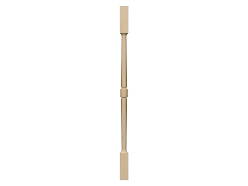 Balustre tourné en sapin 4,5 x 4,5 x 92 cm 12 pièces SOGEM