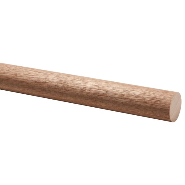Cando Rampe D'escalier Rond Bois Dur 45mm - 100cm