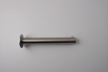 Crochet pour cintre inox Ø25mmx200mm Holow garderobe