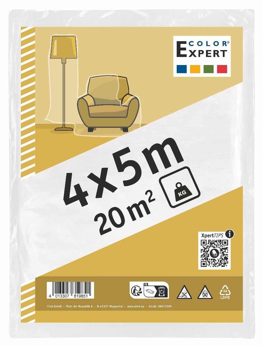 Film de protection 7my Transparent 20m² (4x5m)