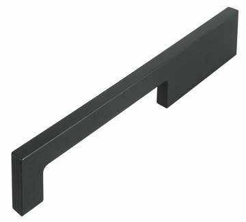 Poignée "Drimo" CC 160mm aluminium/noir asymétriqueétrique