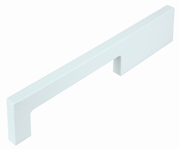 Greep "Drimo" CC 160mm amuminium/wit asymmetrisch